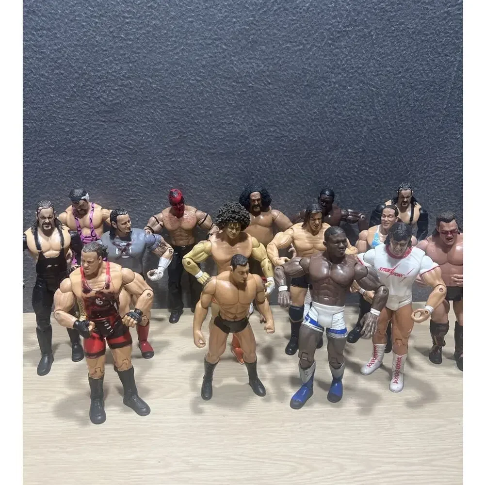 Jakks Pacific WWE Ruthless 2003-2004 Aggression Action Figures Lot of 15